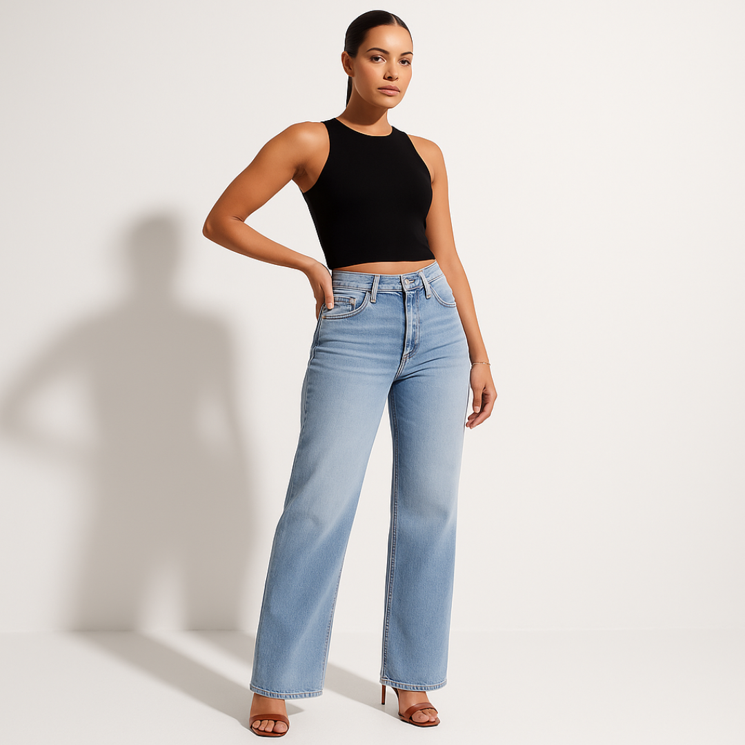 Salenno® Mid-low Rise Stretch Jeans
