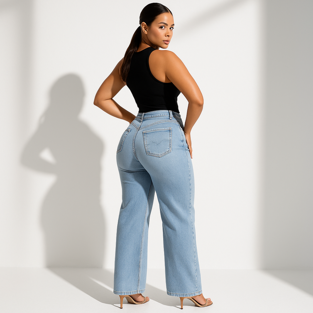 Salenno® Mid-low Rise Stretch Jeans