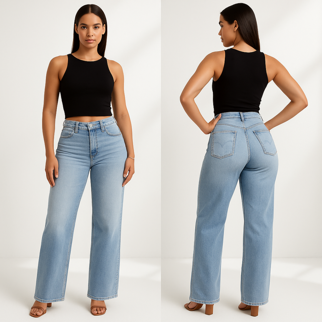 Salenno® Mid-low Rise Stretch Jeans